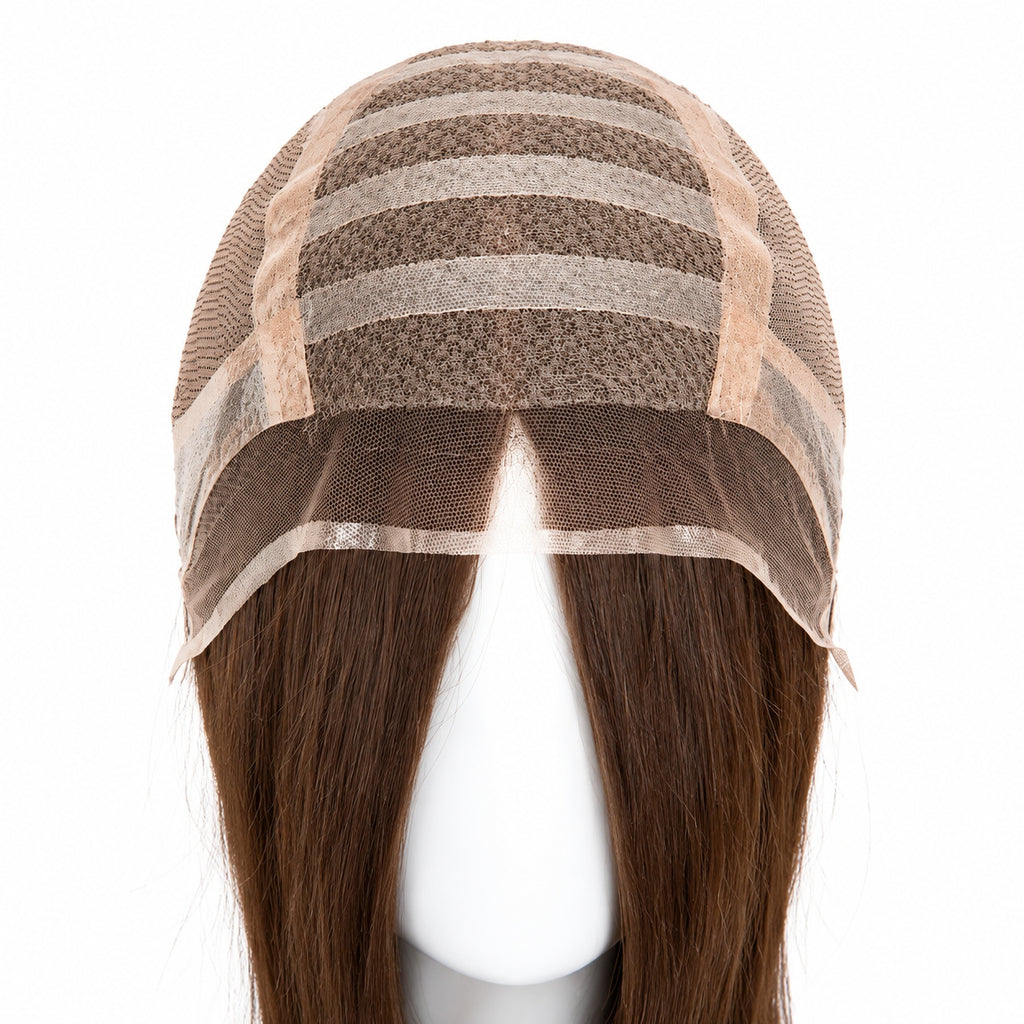 Pefeas Luxury Custom Human Hair Wig with Silicone Scalp